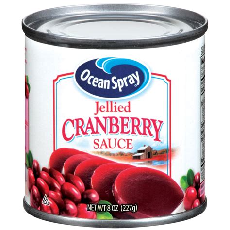 Ocean Spray Jellied Cranberry Sauce, 8 oz - Walmart.com - Walmart.com