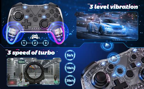 ARcNet Wireless Controller Switch Wireless RGB Gaming Controller For PC ...