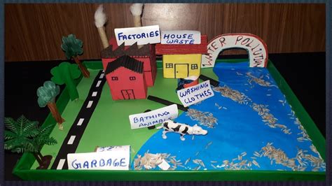Image result for Polution and Its Types Modle Handmade
