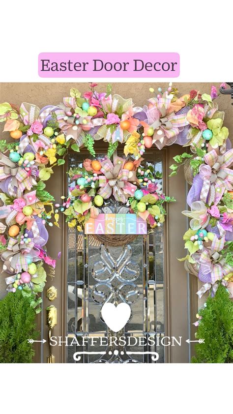 Easy and quick easter topiary for front door – Artofit