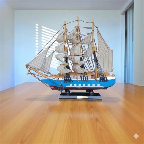 Regal Blue Clipper Ship Model – Nura Store