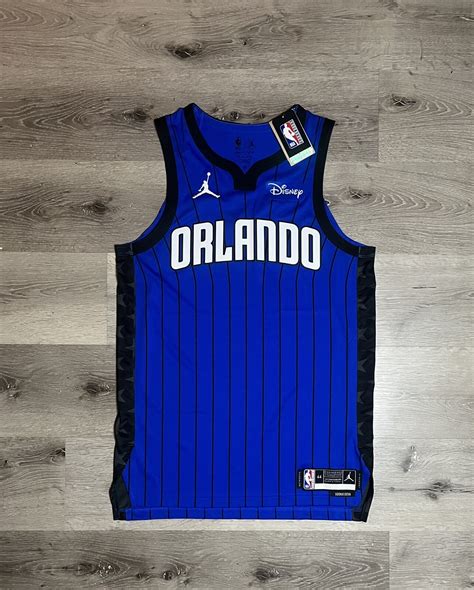 Nike Orlando Magic Statement Jersey Authentic Pinstripe 44 M Nba Paolo ...