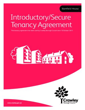 Fillable Online Introductory/secure Tenancy Agreement Fax Email Print ...