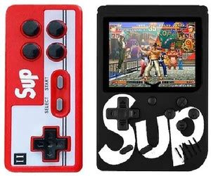 Flipfit SUP 400 in 1 USB Retro Video Gaming Console PSP mini screen and ...