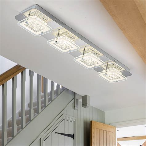 Mercer41 Neelia LED Flush Mount Ceiling Light Fixtures Ceiling Mount ...