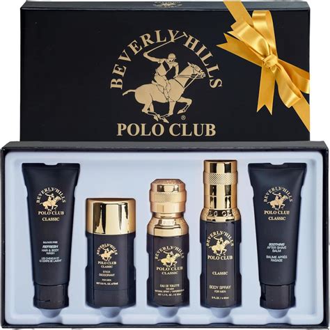 Amazon.com : Beverly Hills Polo Club BHPC Cologne 5 Piece Gift Set for ...