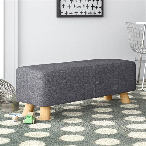 Mack + Milo Artis 81cm Wide Rectangle Solid Colour Footstool Ottoman & Reviews | Wayfair.co.uk