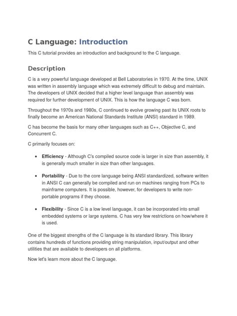 Image result for C Language Learning PDF
