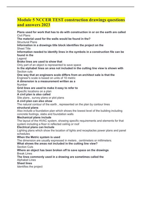 Image result for Nccer Module 5