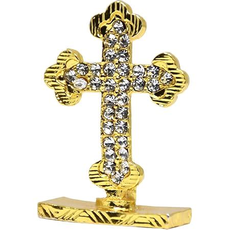 Speedwav 28224 Jesus Christ Cross Car Dashboard God Idol (Golden ...