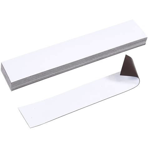 Juvale Pack of 20 Magnet Labels - Shelf Label Strips - Rewritable ...