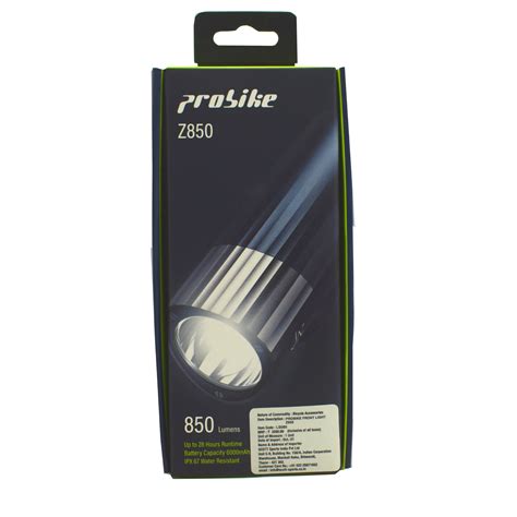 Probike Z850 Front light | Bicycle Light | 850 Lumens | Bikecart