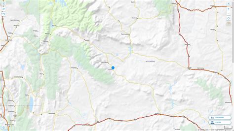 Lander Wyoming Map - United States