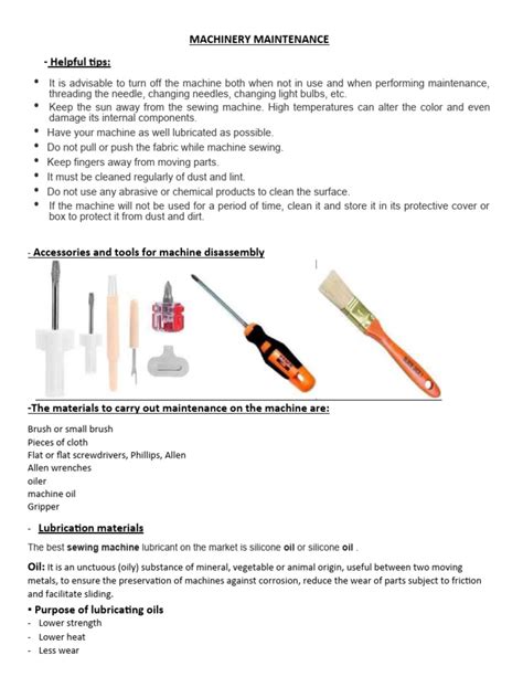 Image result for Sewing Machine Maintenance PDF