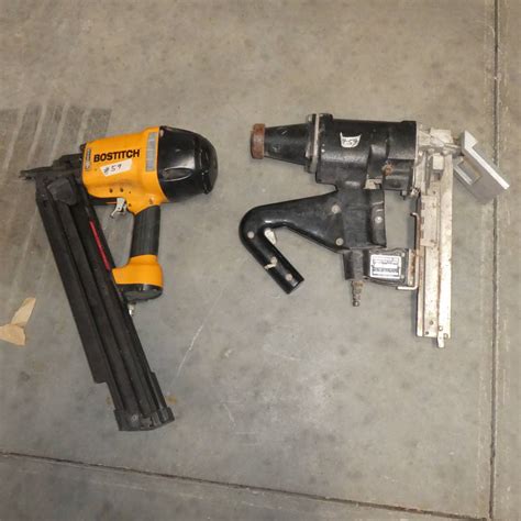 Lot #59 - Pneumatic Bostitch Nailer & Power Nail Floor Stapler - NorCal ...