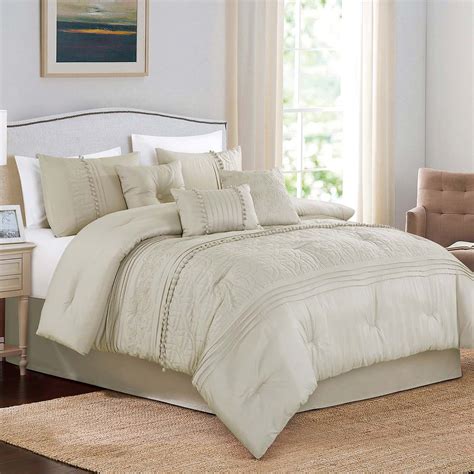 7-Piece Maggie Grey Comforter Set, King