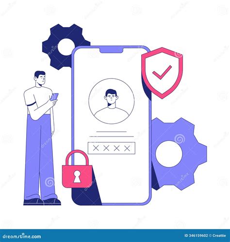Authentication Tools for Secure Sign-In - Google Safety Center Vector Art Background Vector Art