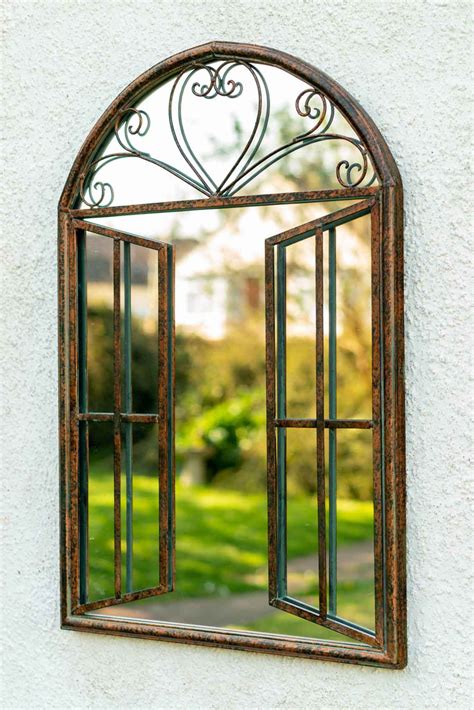 Rustic Window Mirror - 92x61cm - Bampton