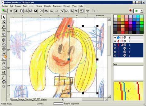 Embird Digitizing 的图像结果