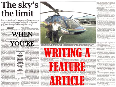 Image result for A Feature Article Example