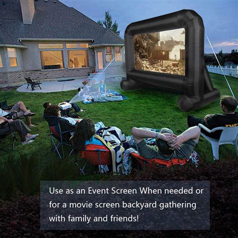 This $160 Inflatable Movie Screen Takes Backyard Watch Parties to the ...
