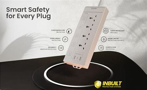 Lapcare Smart Surge Protector with Individual Switch, Extension Board ...