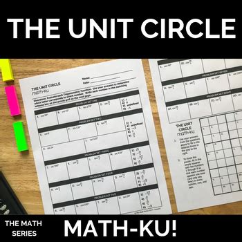 Unit Circle Practice Activity Trigonometry by The Math Series | TPT