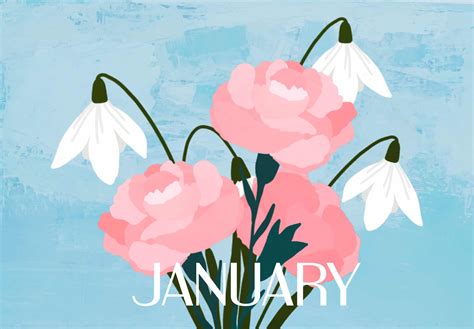 January Flower Of The Month Tattoo