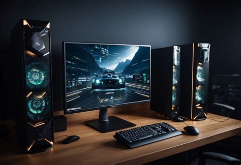 Image result for Gaming PC Setup Monitor