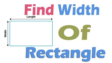 Image result for Rectangle Width Formula