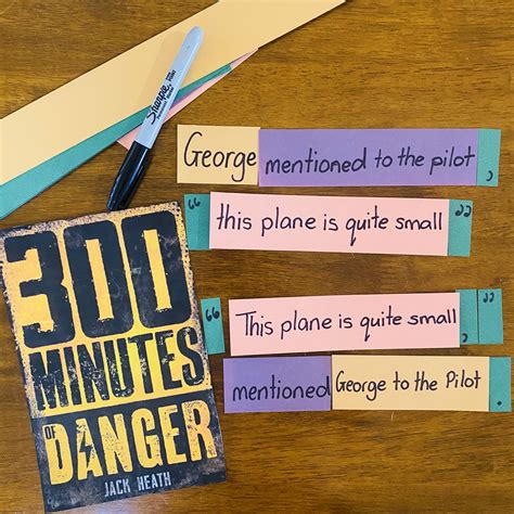 300 Minutes of Danger- Developing Dialogue | High quality literacy ...
