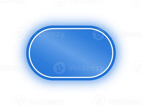 Neon Blue Rounded Rectangle Banner, Neon Rounded Rectangle 10984301 PNG