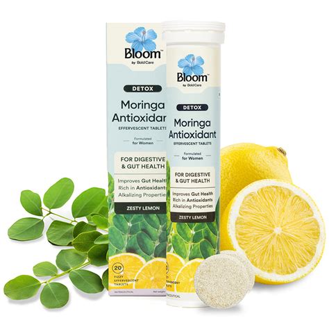 Buy Moringa Effervescent Tablets (20 Tablets) | Gut Detox | Bloom