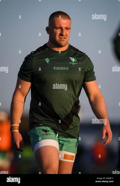 Galway, Ireland. 5th April, 2025. Connacht's Jordan Duggan the EPCR ...