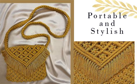 Buy LOVE N BEYOND EMILY Macrame Women Girl Handmade Cotton Boho Crochet ...