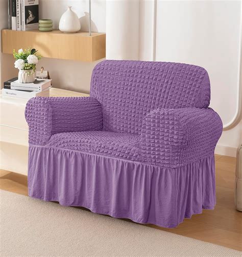 House of Quirk Turkish Bubble Frill 280 GSM Sofa Slipcovers, Durable ...