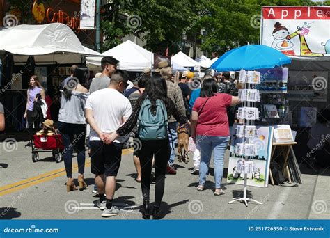 Crowd at the the 50th Annual University District Street Fair Editorial ...