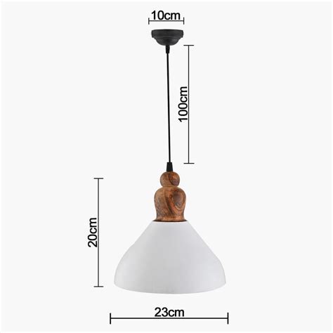 Buy HOMESAKE Metal and Wood Ceiling Lamp from Homesake at just INR 2398.0