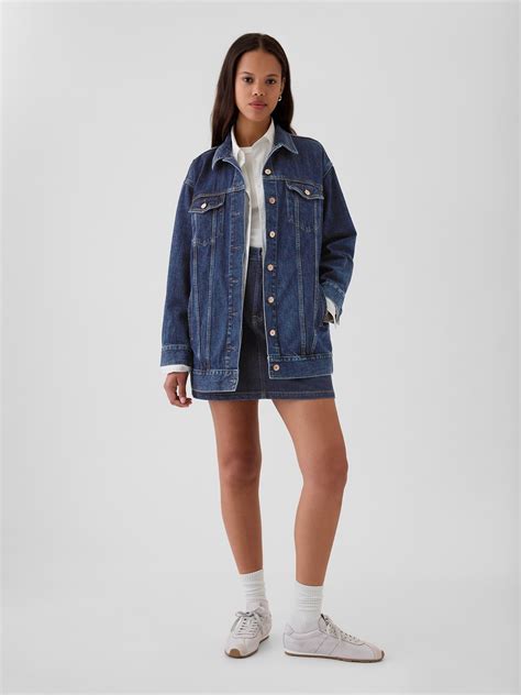 Oversized Icon Denim Jacket | Gap