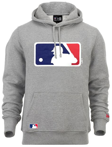 New Era - MLB Major League Baseball Logo Hoodie - grey – BACKSPIN-Shop