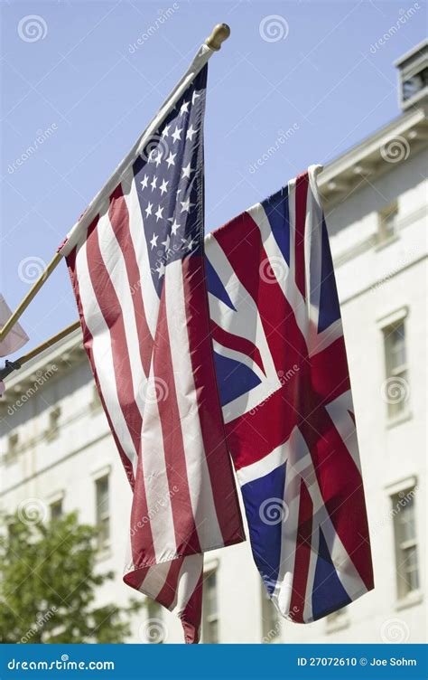 British And American Flag
