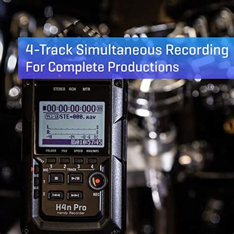 Stereo Zoom Microphones | Zoom H4n Pro 4-Track Portable Recorder | High ...