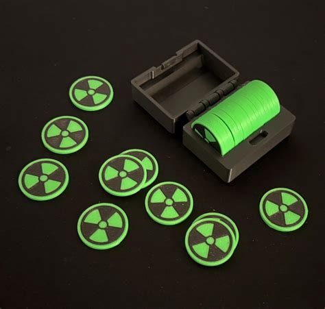 Custom MTG Rad Counters: Radiation Counter Tokens for Magic the ...