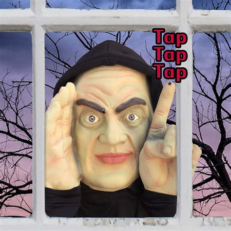 Scary Peeper Scary Halloween Animated Props Decoration | Motion Sensor ...