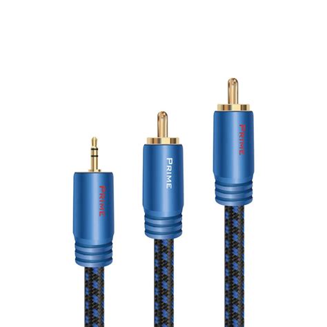 Pangea Prime 3.5mm to RCA Interconnect Aux Cable — The Audio Co.