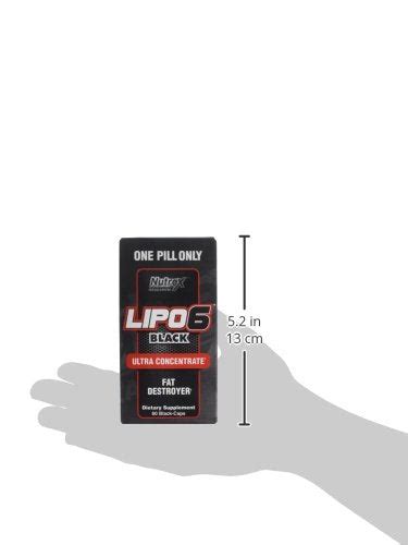 Nutrex Lipo 6 UC Black (60caps) | India's Leading Genuine Supplement ...