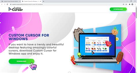 How to Add Custom Cursor Windows 1.0 的图像结果