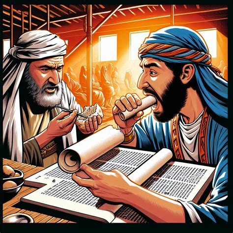 What does Ezekiel 3:1 mean? | Bible Art