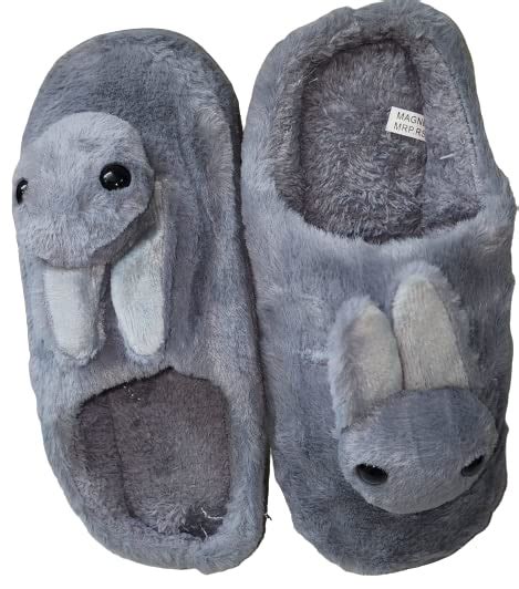 Buy DONSON PRESENT Winter Fuzzy House Slippers Sandals Plush Winter ...