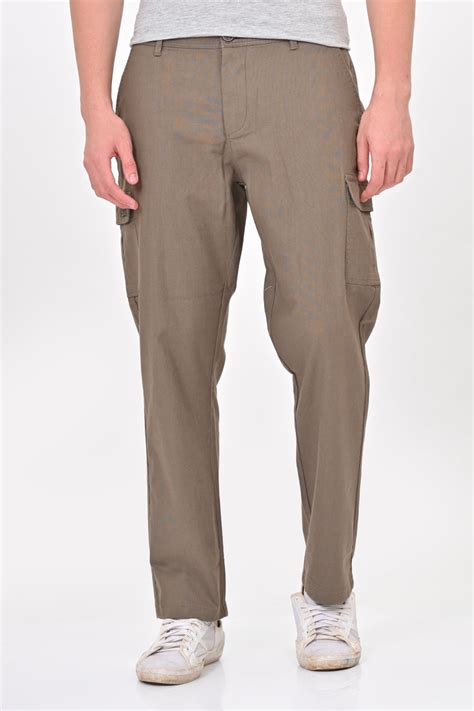 Lily - Linen Cotton Cargo Trouser - Olive – POE.NET